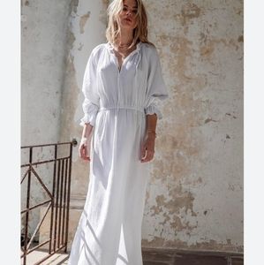 Maurie + Eve Love Letters White Maxi Dress 4